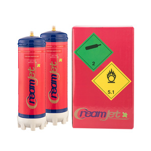 Creamjet Custom wholesale 4pack/box Whipped <b>Cream</b> Bonbonne Gaz N2/CO2 Dessert Tools Gas Cylinder - Product Image 1