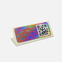 3d Aangepaste Qr Code Serienummer Hologram Sticker/Holografische Sabotage Evident Veiligheidslabel