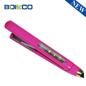 Bdisco Hair Straightener Touch Screen Floating Titanium Plate Electric With Glove For Home Use - Product Image 4