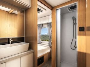 Caravana <span class=keywords><strong>de</strong></span> Lujo Personalizada Allroad <span class=keywords><strong>de</strong></span> 21 pies con Techo Rígido, Remolque <span class=keywords><strong>de</strong></span> Campamento Todoterreno con Cocina Deslizable <span class=keywords><strong>para</strong></span> Campamentos Familiares - Product Image 5