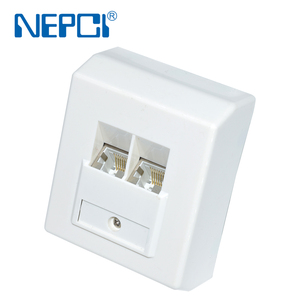 Plaque <span class=keywords><strong>murale</strong></span> Ethernet cat6, clavier <span class=keywords><strong>RJ45</strong></span>, femelle à femelle, 2 ports, Compatible avec Ethernet Cat7/6/6e/5/5e, XJY-GM-47 - Product Image 3