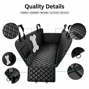Housse de siège auto pour animaux de compagnie, hamac auto pour chien, coussin de protection pour siège arrière, extenseur de siège arrière à fond rigide, housse de siège auto imperméable pour chien - Product Image 5