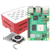 Nueva Placa de Desarrollo Original Raspberry Pi 5 Kit Completo Módulo 5 2/4/8GB Raspberry Pi 4B 16GB RAM Raspberry Pi 3B con Carcasa