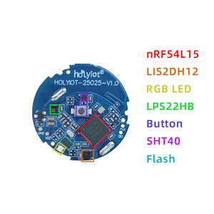 NRF54L15 低電力 <span class=keywords><strong>Bluetooth</strong></span> 6.0 チップ パニック ボタン ビーコン 加速度計付き ブザー センサー モジュール IoT デバイス スマート開発 - Product Image 4