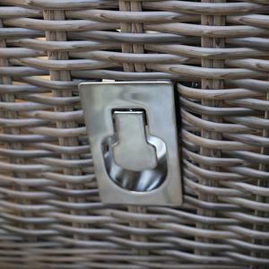 Meubles d'extérieur modernes en rotin pour le jardin, ensembles de canapés réglables et chaise de table à manger, coussin de <span class=keywords><strong>patio</strong></span> en osier pour hôtels et parcs - Product Image 6