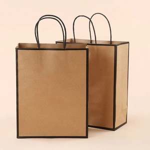 Sac en papier kraft recyclable personnalisé de grande taille pour l'emballage alimentaire, écologique et durable - Product Image 2