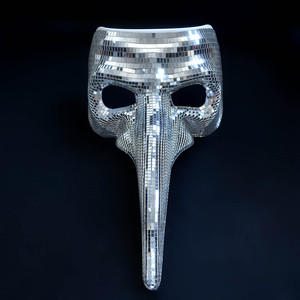<span class=keywords><strong>Máscara</strong></span> Veneciana <span class=keywords><strong>de</strong></span> Carnaval Personalizada, <span class=keywords><strong>Máscara</strong></span> <span class=keywords><strong>de</strong></span> Fiesta con Espejo y Nariz Larga, Máscaras Faciales Steampunk Anónimas para Fiesta, para Hombre y Mujer - Product Image 1