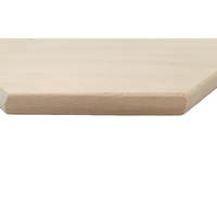 Plaque en bois de haute qualité octogonale, base vierge en bois non fini bon marché