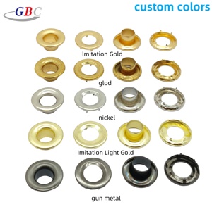 Oeillets et œillets de bâche en métal en laiton de taille personnalisée avec broche sans nickel écologique pour toile (marque GBC) - Product Image 2