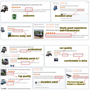Carrito de Golf de 4 Plazas a Precio de Mayoreo, Club Car Buggy Cats con Certificación CE, Diferencial con Eje Trasero de Aluminio - Product Image 5