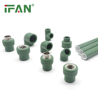 IFAN fabricant OEM matériaux de plomberie vert foncé Mexique raccord de tuyau en plastique raccords ppr pour eau froide et chaude
