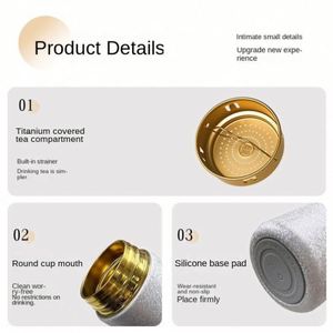 Vaso Térmico Premium de 300 ml con Aislamiento al Vacío, Revestimiento de Cobre de Doble Capa de Titanio |   Juego de Vasos de Bienvenida para Hoteles de Lujo OEM - Product Image 6