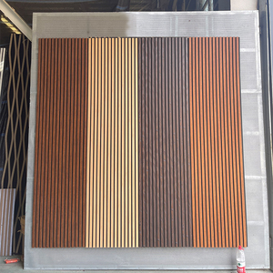 ألواح صوتية من ألياف البوليستر صديقة للبيئة مقاومة للحريق ، جدار غرفة الاجتماعات - Product Image 5