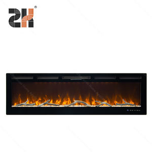 אירופה 42 "50" 60 "72" תפאורה גדולה סופר גדול תפאורה קיר רכוב אח חשמלי מודרני עם אפליקציה - Product Image 4