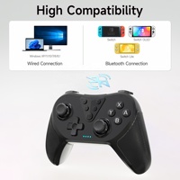 Control de Juego Inalámbrico de Doble Vibración, Joystick para Nintendo Switch y PC, Gran Venta