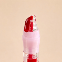 Gloss à lèvres hydratant à l'acide hyaluronique en gros, logo personnalisé, gel hydratant non collant, huile à lèvres végétalienne