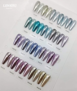 Poudre chromée effet miroir, styles Morandi, pour ongles DIY, fournie par l'usine OEM - Product Image 6