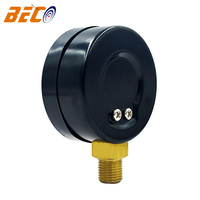 Beco 2.5'' Bourdon Tube -1bar -760mmhg Water Pressure Gauge Manometers 1/4NPT Vacuum Pressure Gauge