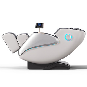 Fauteuil de massage électrique intelligent gris argenté avec bras robotique 3D, rail de guidage SL, pour usage domestique et massage corporel complet - Product Image 2