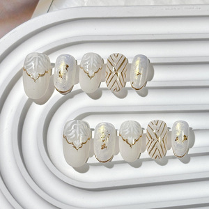 Prix de gros d'usine ongles faits à la <span class=keywords><strong>main</strong></span> presse sur haute qualité vente chaude conception mixte ABS acrylique ongles artificiels - Product Image 6