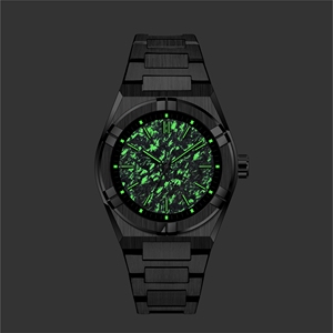 Montre Homme Mode Business Étanche Sport Chronographe <span class=keywords><strong>Calendrier</strong></span> 42mm Diamètre du Cadran 18mm Largeur du Bracelet Mouvement à Quartz Boîtier en Alliage - Product Image 6
