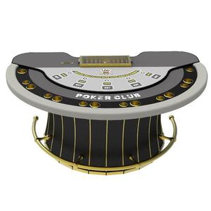 Table de jeu de cartes haut de gamme YH 7 joueurs demi-ronde pour <span class=keywords><strong>casino</strong></span> - Product Image 5