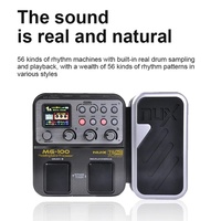 Pédale d'effets de guitare électrique multi-effets portable et durable, ABS métal Nux MG-100