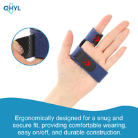 Attelle de rééducation respirante en tissu pour immobilisation des doigts fracturés, légère et de soutien