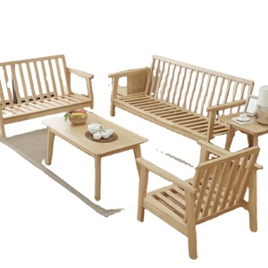 โซฟาห้องนั่งเล่นแบบกำหนดเองรุ่นล่าสุดจากโรงงาน ชุดโซฟาไม้ โซฟาเบดสำหรับห้องนั่งเล่น - Product Image 1