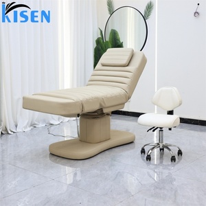 Fauteuil de beauté Kisen à dossier incurvé, 3 moteurs, électrique, personnalisable pour salon, table de tatouage réglable en promotion - Product Image 2
