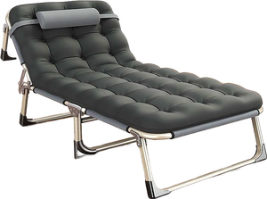 家具金属ベッドフレームモダンデザイン折りたたみソファベッドバルコニーマーチングベッド - Product Image 3