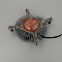 Cool Storm 1U-2 Mini Host Cooler ITX Dissipateur CPU à profil bas avec roulement fluide 23dBA pour boîtier d'ordinateur Intel Radiateur en aluminium 3 broches