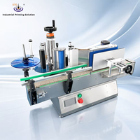 Machine d'application d'étiquettes roulantes IPS ST-L208D pour bouteilles rondes, machine d'étiquetage de bouteilles d'eau en PET