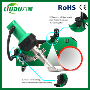 Nueva Máquina de Soldadura de Lonas de <span class=keywords><strong>PVC</strong></span> LIUDU de 2600kW y 220V, Máquina de Sellado de Costuras por Aire Caliente para Pancartas, Textiles y Plásticos - Product Image 2
