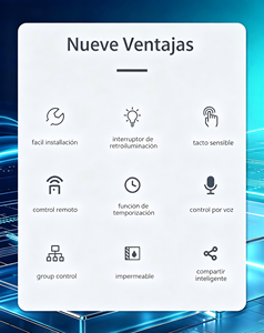 XZJ Domótica Sistema de Casa Inteligente Tuya Interruptor de Control Remoto Domótica Hogar Interruptor de Luz Inteligente - Product Image 6