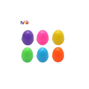 Groothandel Kwaliteit 2.8 inch Gemengde Kleuren PP <span class=keywords><strong>Plastic</strong></span> Eierschaal Paaseieren Klassiek Speelgoed <span class=keywords><strong>Plastic</strong></span> Eiercapsule voor Kinderen - Product Image 1