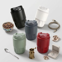 Mug de voyage isotherme classique en acier inoxydable, anti-fuite, sans BPA, avec couvercle sécurisé, réutilisable, cadeau d'affaires, achat en gros