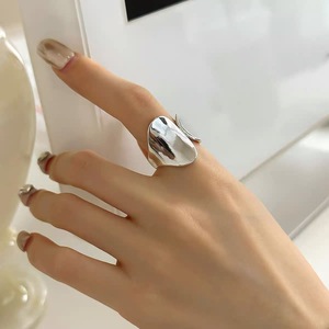 S925 Sterling Silver <b>Ring</b> Geometric <b>Open</b> Design For Women Everyday Wear - Product Image 5