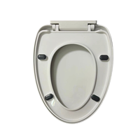 Ventes élevées Commode moderne pp housse de siège de toilette pas cher wc vente en gros adulte couvercle de siège de toilette en plastique