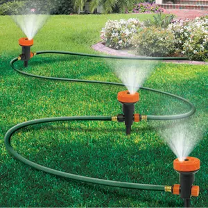 Tuin Plastic Bloem Fun Water Gereedschap 360 Rotary Sprinkler Tuin Watering Bloem Dansen Sprinkler Grappig Speelgoed Tuin Sprinkler