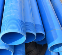 Tuyaux de forage de puits d'eau portables en PVC, fournis par l'usine, pour puits de forage, avec gaine et écran, 6 et 8 pouces