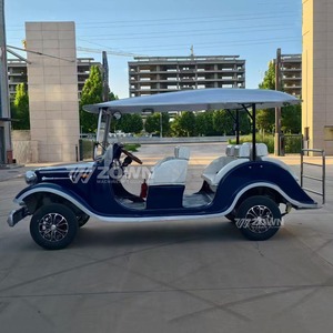 Nuevo Coche Eléctrico Turístico Vintage de 6 Plazas 2026 con Certificación CE, Alimentado por Batería de Litio, para Parques, Resorts y Lugares Turísticos - Product Image 3