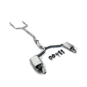 Système d'échappement sport à <span class=keywords><strong>prix</strong></span> d'usine Catback Mercedes-Benz W205 <span class=keywords><strong>C43</strong></span> <span class=keywords><strong>AMG</strong></span> 3.0T en acier inoxydable 304 avec silencieux à valve soudé TIG et télécommande - Product Image 5