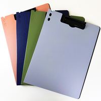 Porte-documents multifonctionnel Ango en PP couleur unie A4 pour bureau, écriture, classement, enseignement, conférences et examens