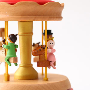 Gran oferta, caja <span class=keywords><strong>de</strong></span> música <span class=keywords><strong>de</strong></span> carrusel <span class=keywords><strong>de</strong></span> caballo <span class=keywords><strong>de</strong></span> madera <span class=keywords><strong>de</strong></span> Navidad personalizada, nuevo estilo para niños para decoración del hogar y regalos - Product Image 2