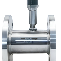 Débitmètre à turbine en acier inoxydable avec affichage numérique, capteur de débit volumétrique OEM Weiman KZ001 pour eau, vapeur, diesel, méthanol