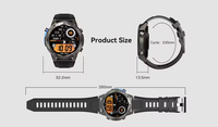 Reloj Inteligente GPS 2024 DM56 5ATM L1+L5 con Doble Frecuencia, Rastreador GPS, Reloj Deportivo con Llamadas SOS y Bluetooth para Hombre