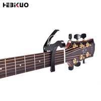HEBIKOU BDJ-001 Capo Aluminium Alloy Produksi Pabrik, Aksesori Gitar untuk Instrumen Akustik Elektrik, Suku Cadang Aksesori
