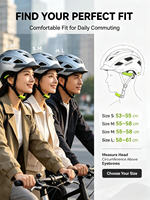 Casque de vélo unisexe monobloc en PC, résistant aux chocs, respirant, léger, pour la ville et le quotidien, MOON