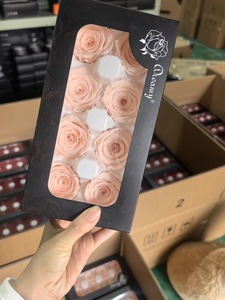 ดอกกุหลาบสีแดงที่เก็บรักษาไว้ดอกกุหลาบที่เก็บรักษาไว้4-5ซม. สำหรับวันแม่วันวาเลนไทน์วันสำเร็จการศึกษาปีใหม่คริสต์มาสวันขอบคุณพระเจ้า - Product Image 3